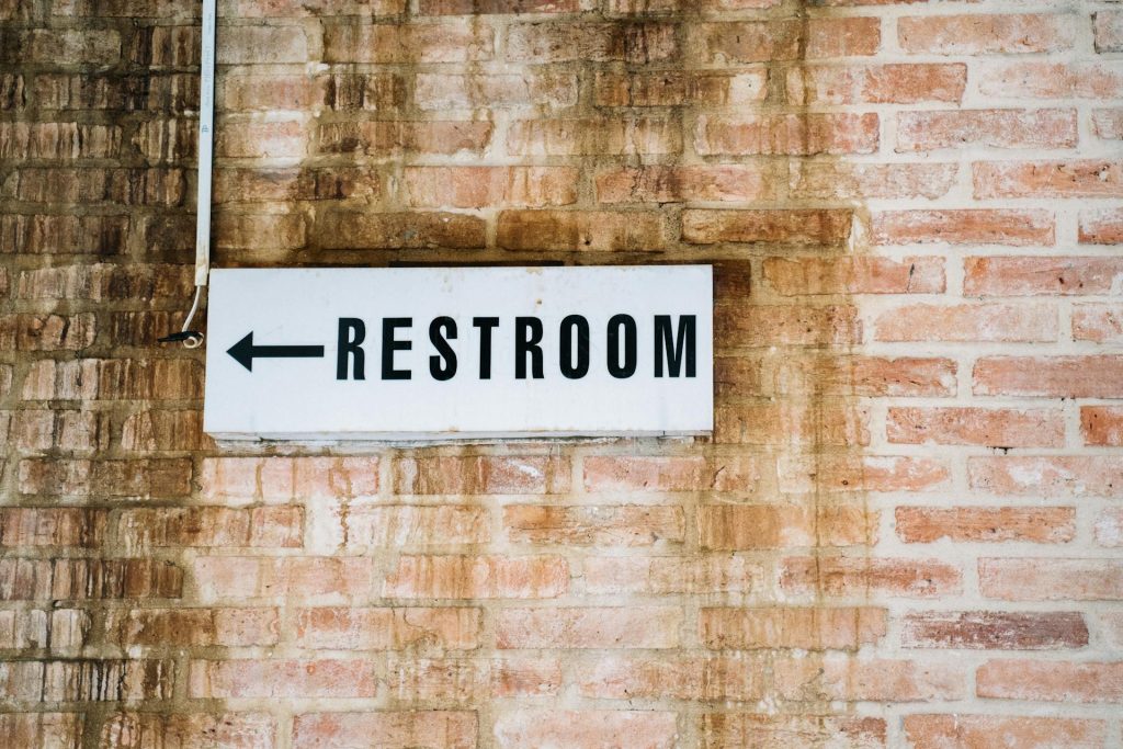 Restroom signs